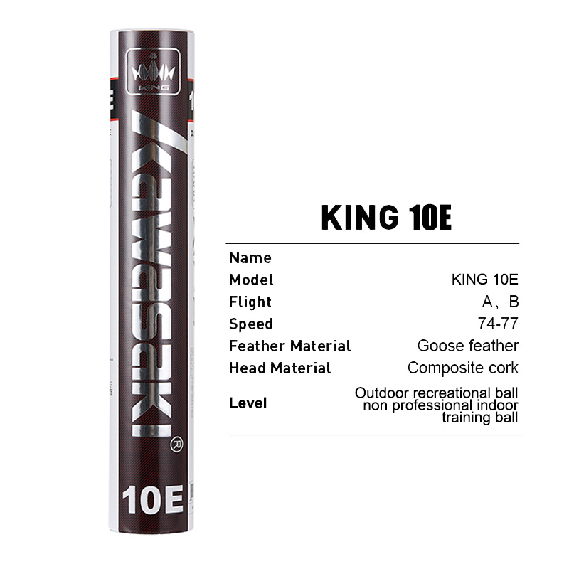 Feather Shuttlecock - Kawasaki волан для бадминтона King 10E