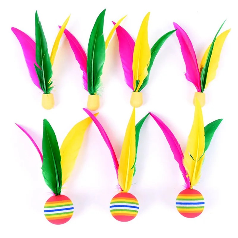 Feather Shuttlecock - 10 шт. уличных бадминтонных воланов из