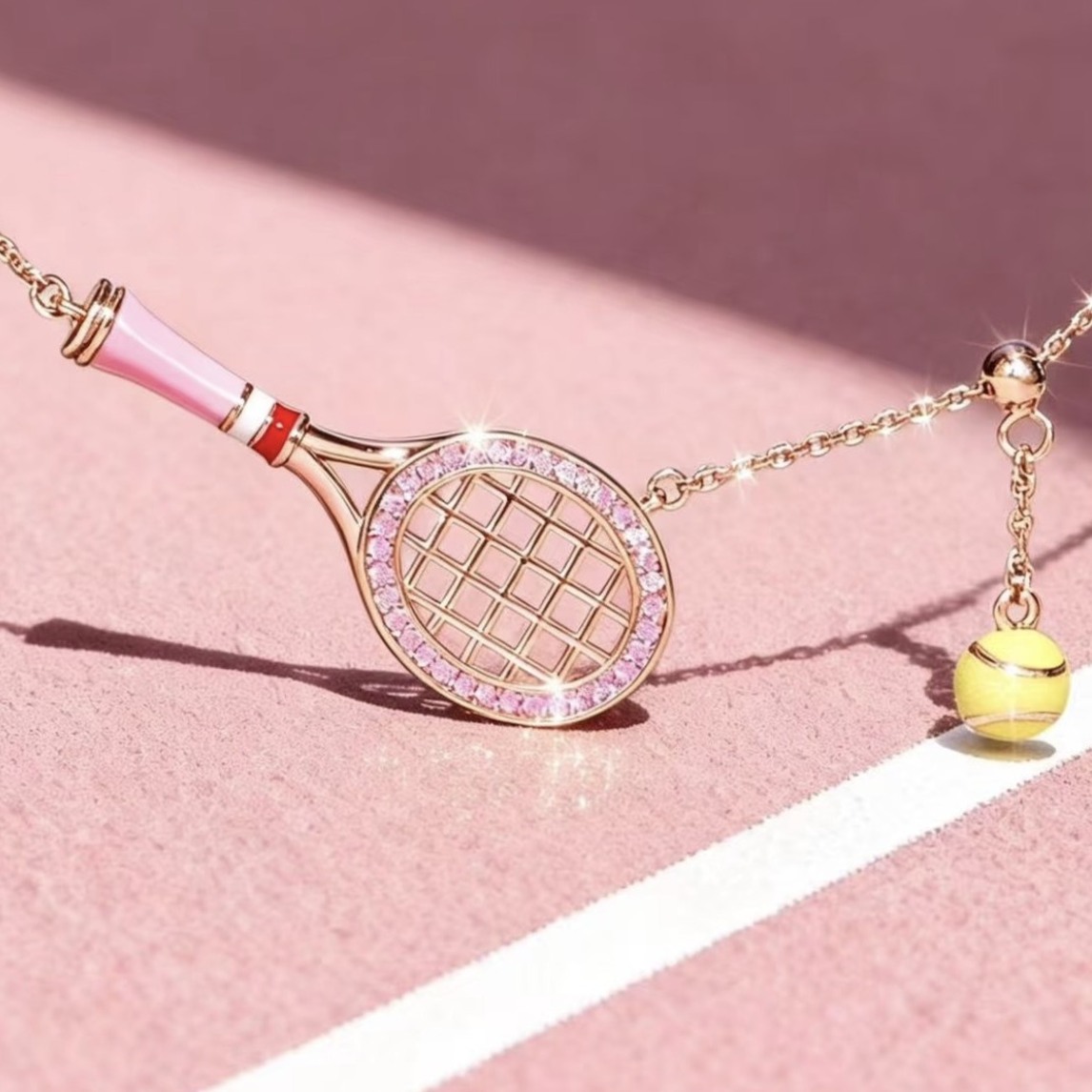 Badminton Racket - Браслет-талисман на удачу, шнурок для руки,