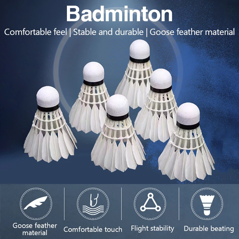 Новые воланы для бадминтона из – обзор и цена Feather Shuttlecock