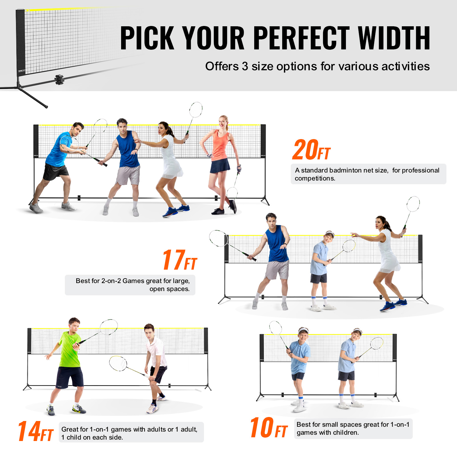 SucceBuy 20-футовая сетка для  – обзор и цена Badminton Net