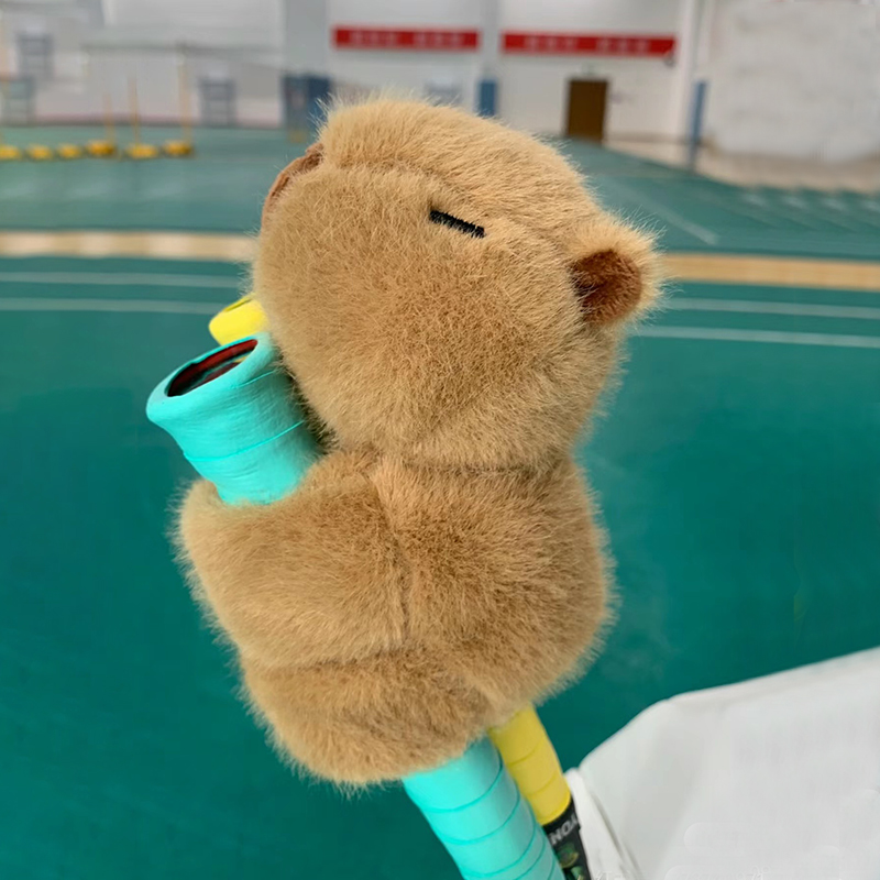 Милый плюшевый чехол на ручку  – обзор и цена Badminton Grip